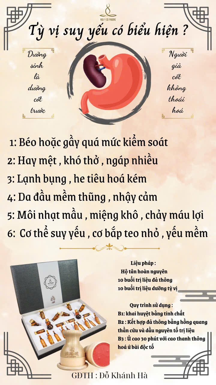 Hộ tân hoàn nguyên ( chăm sóc tỳ vị )